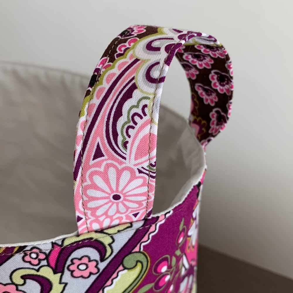 Storage Fabric Basket by Paisley Pink Fabric - Picture 5 of 10